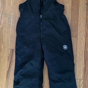 ZeroXposur Black Kids snow Overalls size 6/7